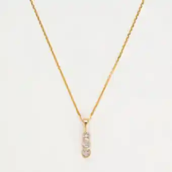 TK Maxx 9ct white gold 0.02ct diamond pendant necklace offer