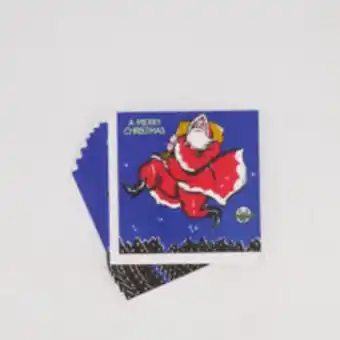 TK Maxx 8 pack multicolour leaping santa christmas cards offer