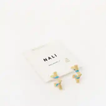 TK Maxx Blue 14ct gold plated star earrings offer