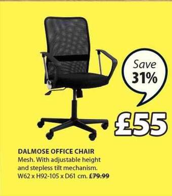 JYSK Dalmose office chair offer