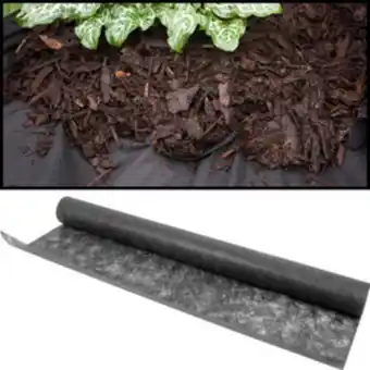 Weed control fabric folded 2 x 75m