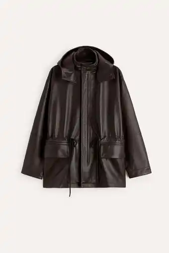 ZARA Leather parka studio nicholson offer