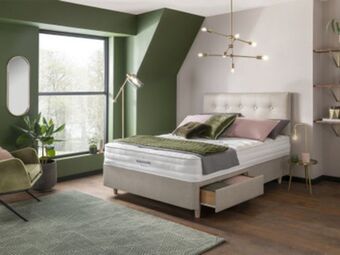 Bensons for Beds Silentnight sleep healthy eco 600 divan bed set on legs offer