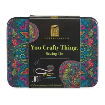 Aldi Paisley sewing essentials tin offer