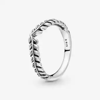 Pandora Wheat grains wishbone ring offer