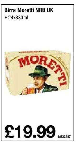 Makro Birra moretti nrb uk offer