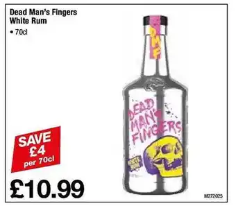 Makro Dead man's fingers white rum offer