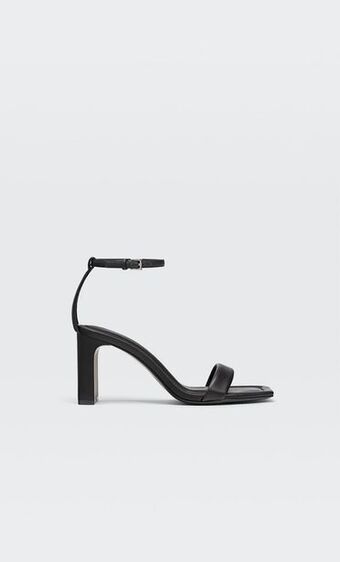 Stradivarius High-heel sandals with padded strap offer