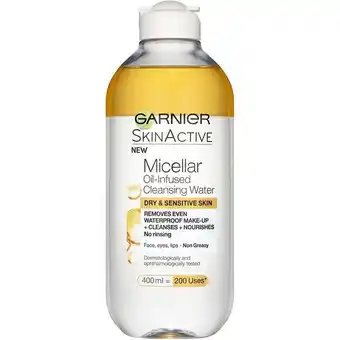 Lloyds Pharmacy Garnier micellar water oil infused facial cleanser offer