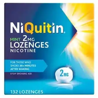 Lloyds Pharmacy Niquitin mini mint 2mg lozenges offer