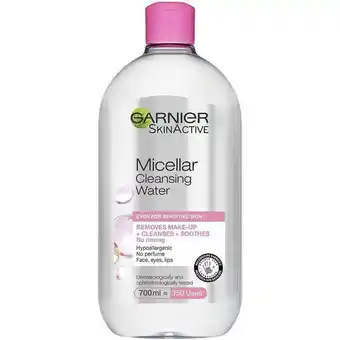 Lloyds Pharmacy Garnier micellar water facial cleanser for sensitive skin offer
