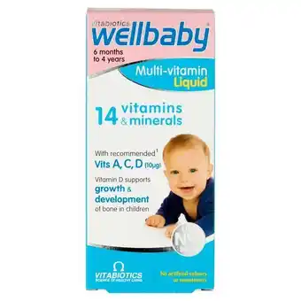 Lloyds Pharmacy Vitabiotics wellbaby baby and infant syrup 150ml offer