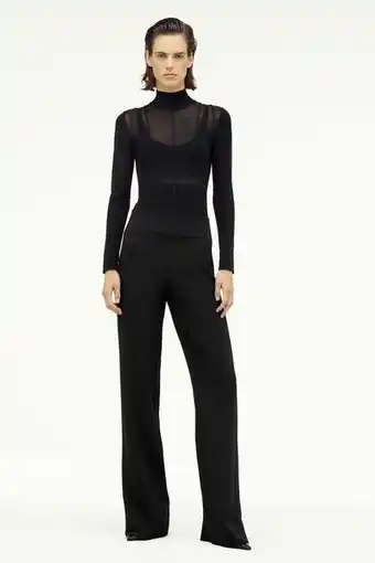 ZARA Narciso rodriguez straight fit trousers offer