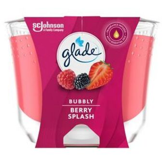 Sainsbury's Glade bubbly berry splash large candle air freshener 224g offer