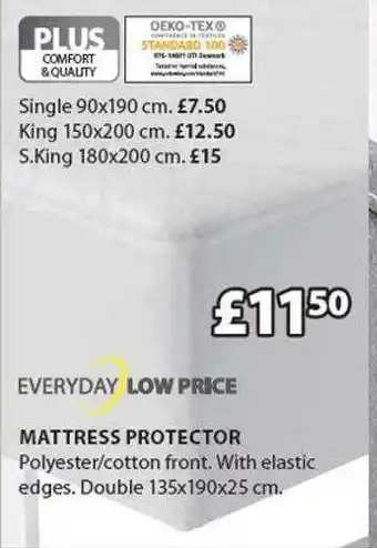 JYSK Everyday mattress protector offer