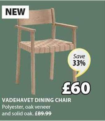 JYSK Vadehavet dining chair offer
