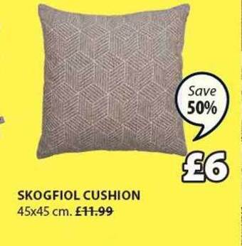 JYSK Skogfiol cushion offer