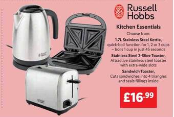 Lidl Russell hobbs kitchen essentials offer