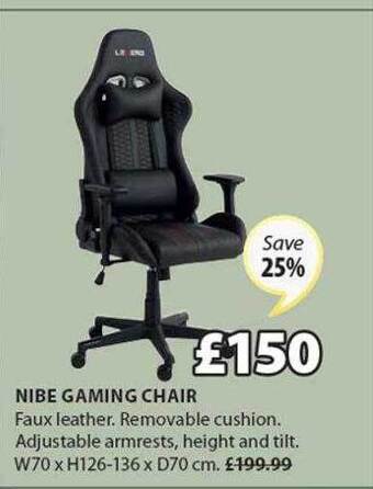 JYSK Nibe gaming chair offer