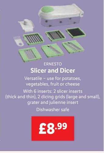 Lidl Ernesto slicer and dicer offer