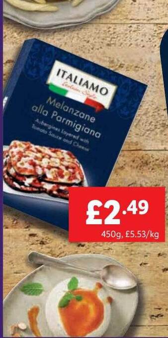 Lidl Italiamo melanzane alla parmigiana offer