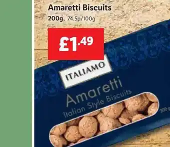 Lidl Italiamo amaretti biscuits offer