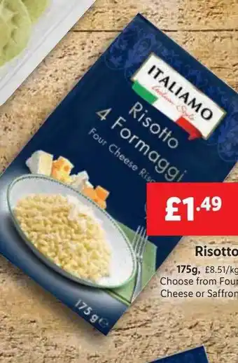 Lidl Italiamo risotto offer