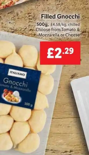 Lidl Italiamo filled gnocchi offer