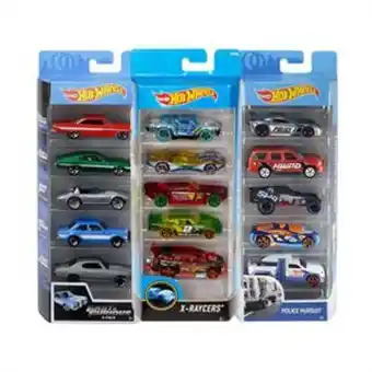 Home Bargains Hot wheels 5 pack car set offer