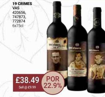 Bestway 19 crimes offer
