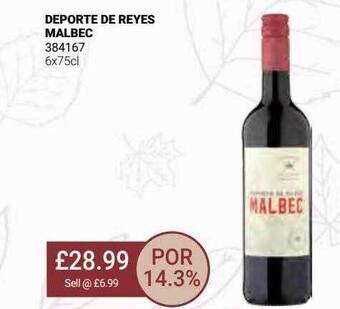 Bestway Deporte de reyes malbec offer
