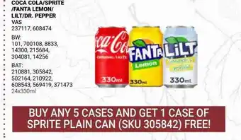 Bestway Coca cola-sprite-fanta lemon-llt-dr.pepper offer