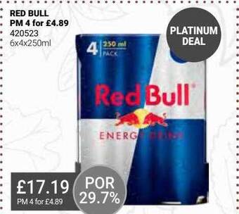 Bestway Red bull offer