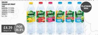 Bestway Volvic touch of fruit offer