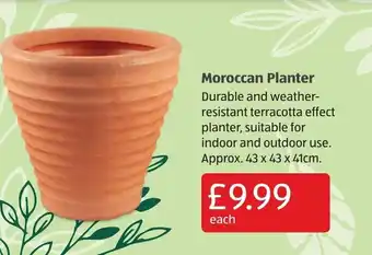 Aldi Moroccan Planter offer