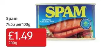 Aldi Spam 200g offer