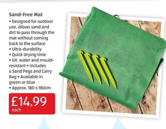 Aldi Sand Free Mat offer