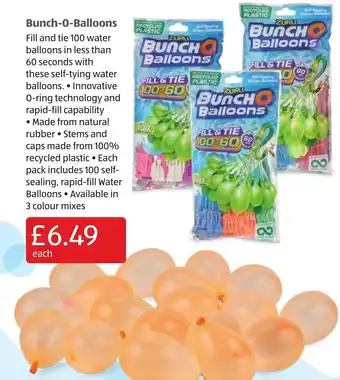Aldi Bunch-O-Balloons offer