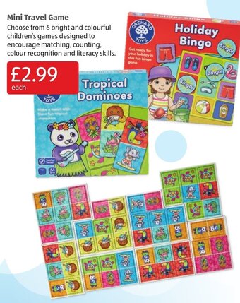 Aldi Mini Travel Game offer
