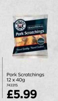Bestway Pork scratchings offer
