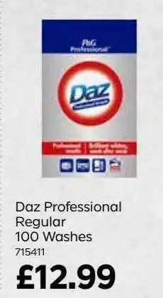 Bestway Daz professional regular washes offer