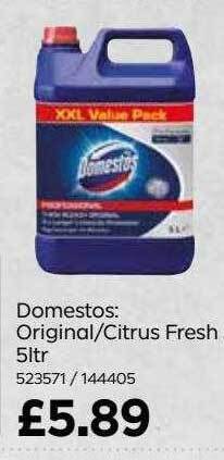 Bestway Domestos : original-citrus fresh offer