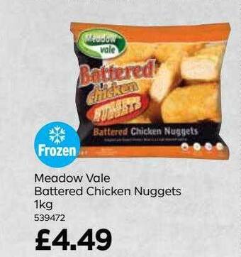 Bestway Meadow vale battered chicken nuggets offer