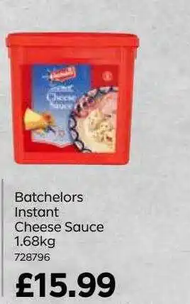 Bestway Batchelors instant cheese sauce offer