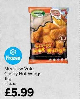 Bestway Meadow vale crispy hot wings offer