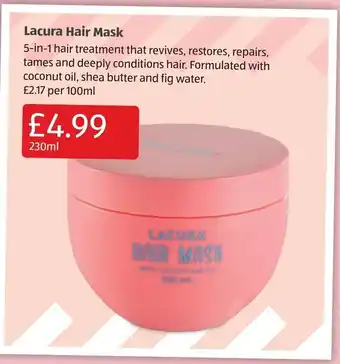 Aldi Lacura Hair Mask 230ml offer
