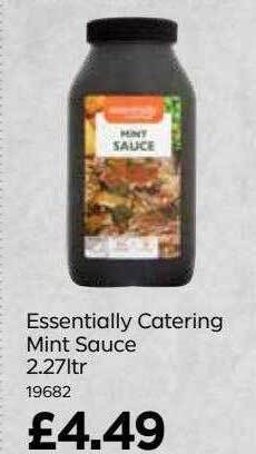 Bestway Essentially catering mint sauce offer