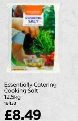 Bestway Essentially catering cooking salt offer