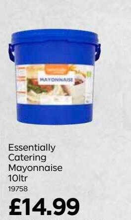 Bestway Essentially catering mayonnaise offer