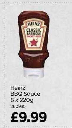 Bestway Heinz bbq sauce offer